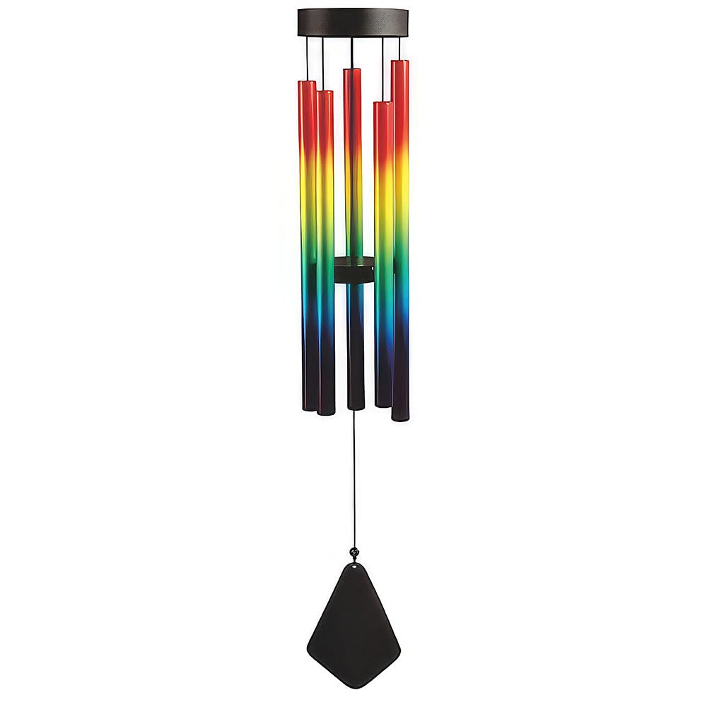 ICE ARMOR 36" Long Rainbow Tuned Traditional Wind Chime Style 1 for Holiday Patio Garden Décor