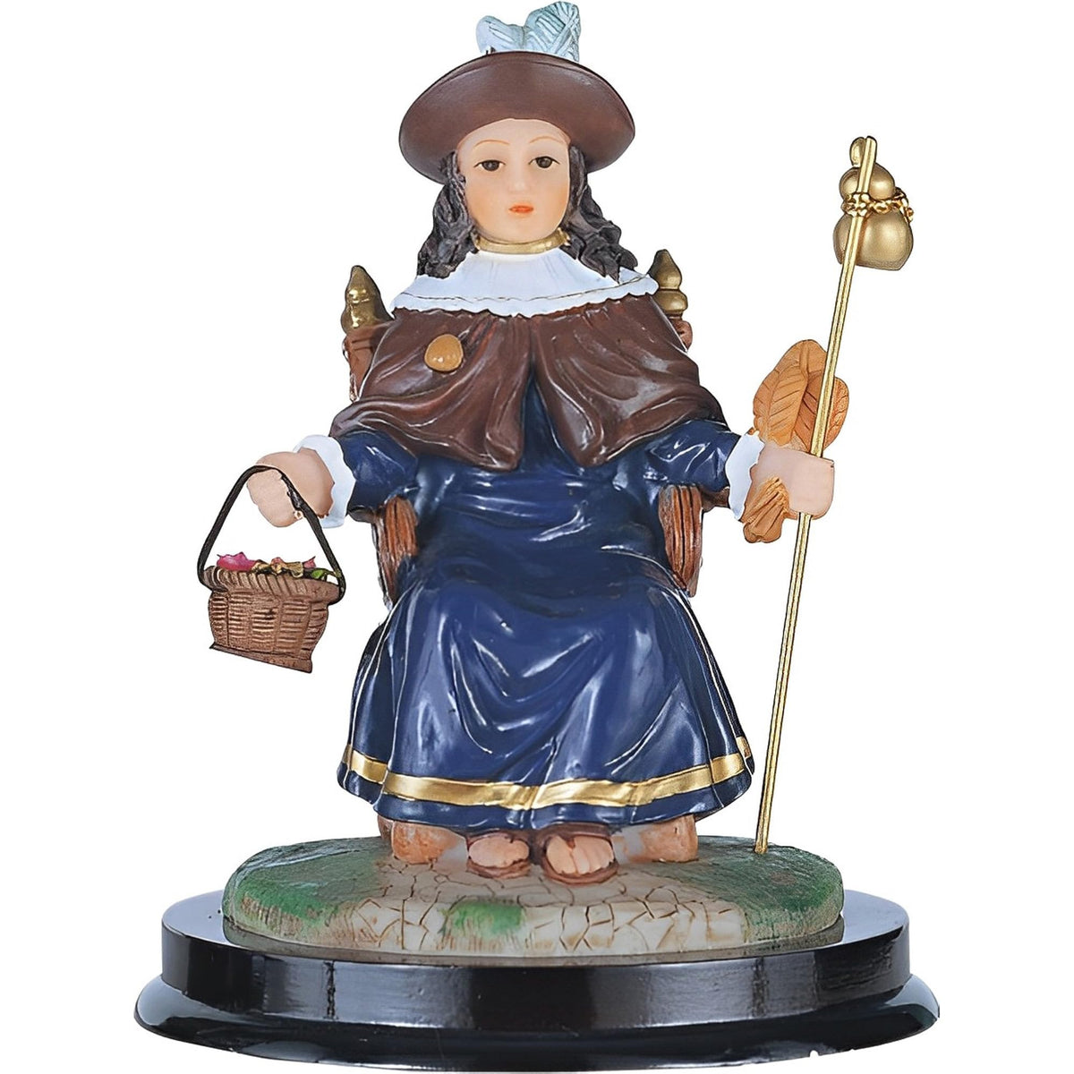 ICE ARMOR 5" H Santo Nino de Atocha Statue Holy Infant of Atocha Holy Figurine Religious Decoration