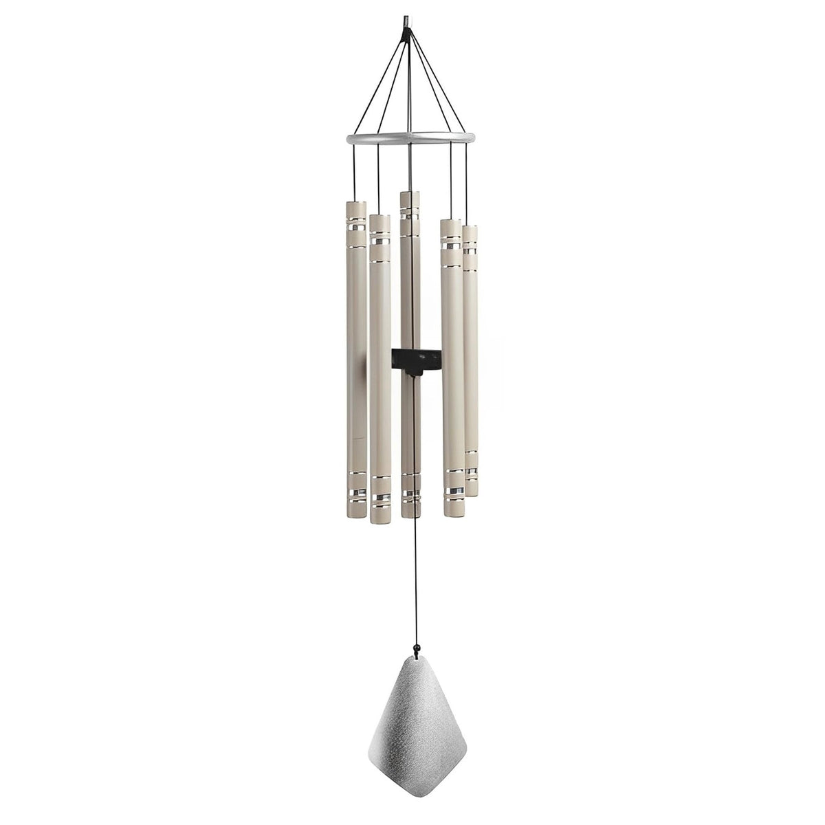ICE ARMOR 36" Long Gray Tuned Traditional Wind Chime
