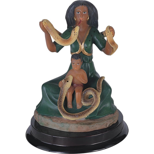 ICE ARMOR 5" H Santa Martha The Dominadora Statue Lady Holy Figurine Religious Decoration